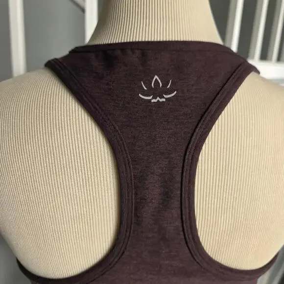 Beyond Yoga Spacedye Step Up Racerback Tank Dark Brown Women’s Size Medium NWT - Picture 4 of 9